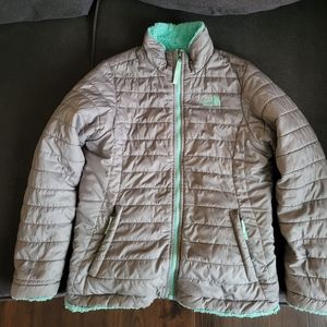 Girls The North Face Mossbud Swirl Reversible jacket